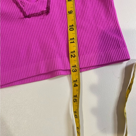 urban outfitters pink go for gold top y2k preppy barbie retro crop - Picture 4 of 5